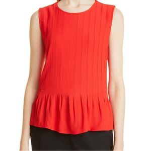 Donna Karan NWT sleeveless peplum top XL
